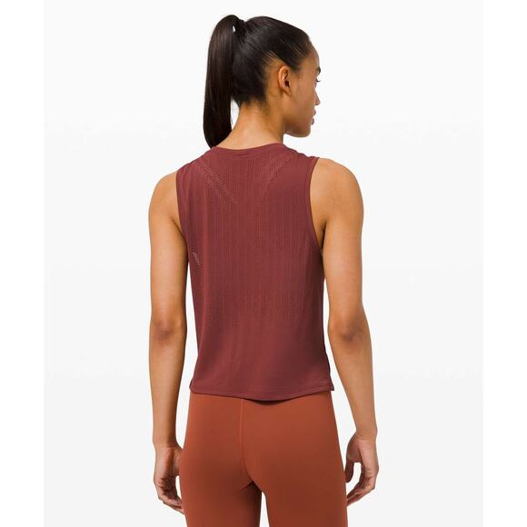 LULULEMON Women's Train to Be Tank Top *Stripe In Rain Stripe Savannah - Picture 6 of 9